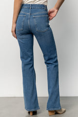 Michel Mid Rise Bootcut Jeans | Mid Wash