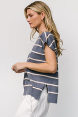 Ada Dolman Top | Slate + Natural
