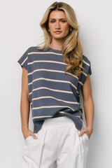 Ada Dolman Top | Slate + Natural