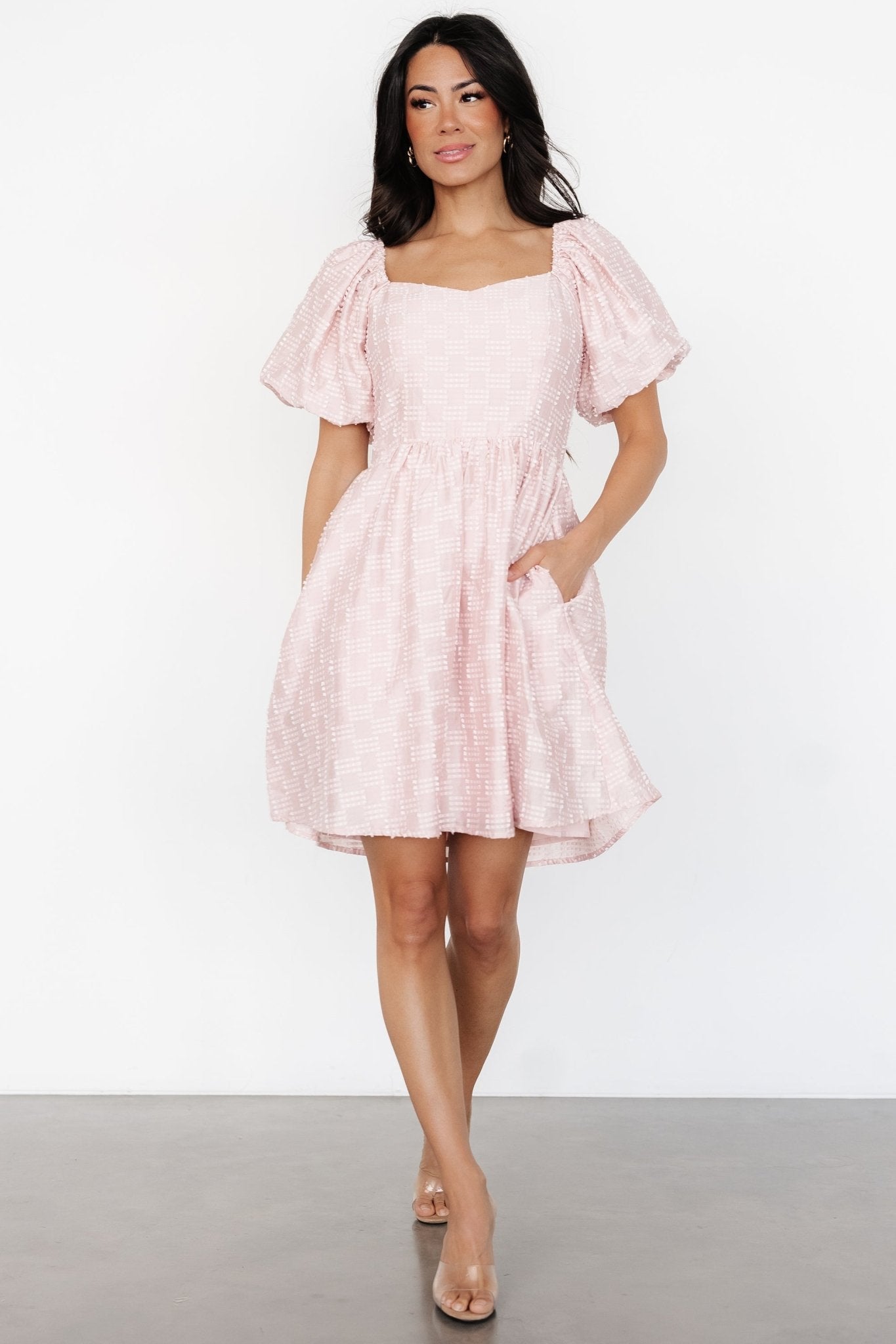 Sommer Short Dress | Blush