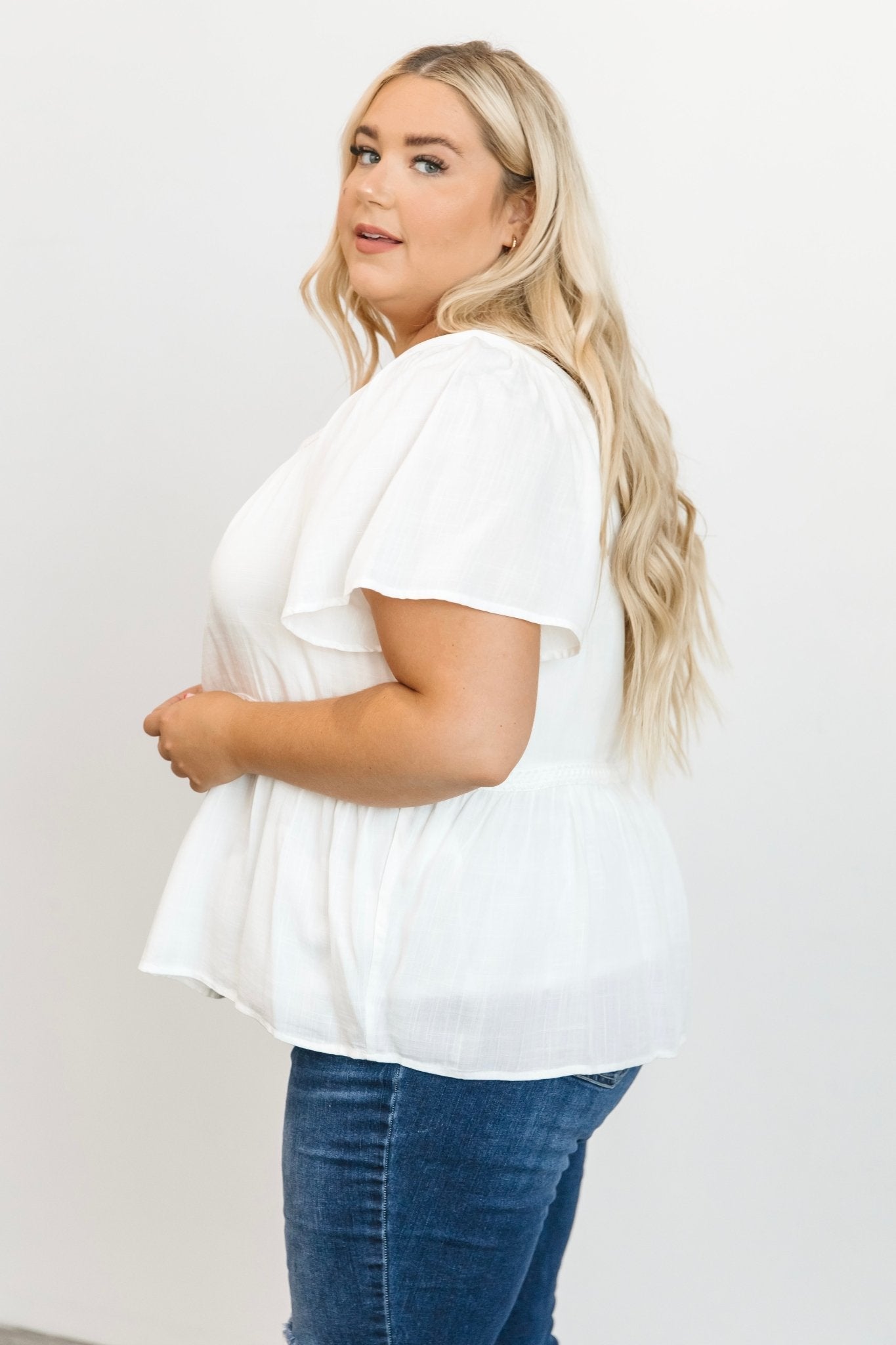 Unity Button Up Top | Off White